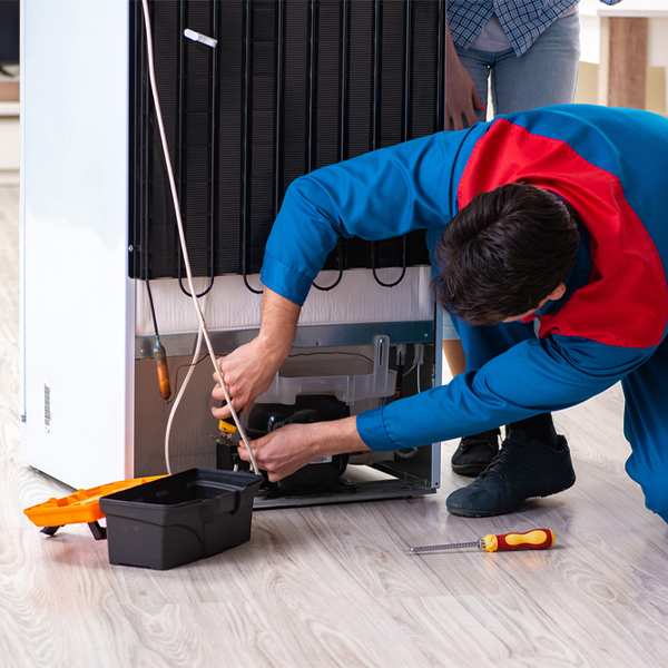 how much do you charge for refrigerator repair services in Collinsburg Pennsylvania